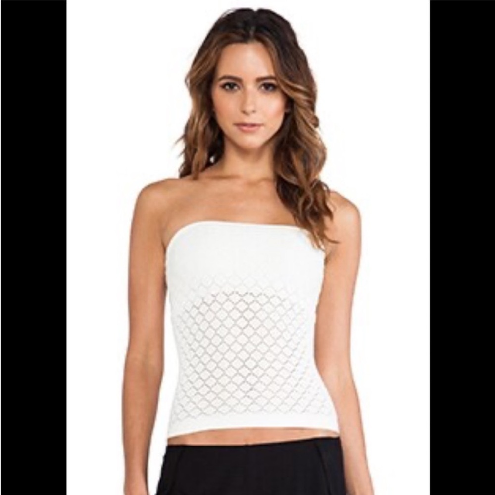 Free People Intimately Seamless Strapless Top Size M/L in Ivory NWOT